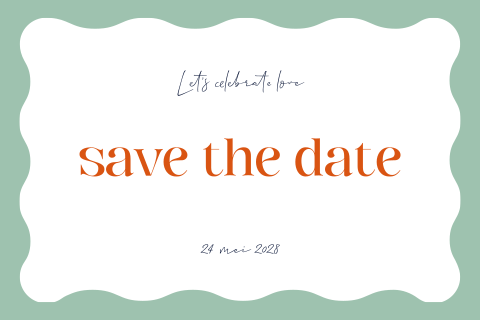 Save the date - Colorful Rebel Golven