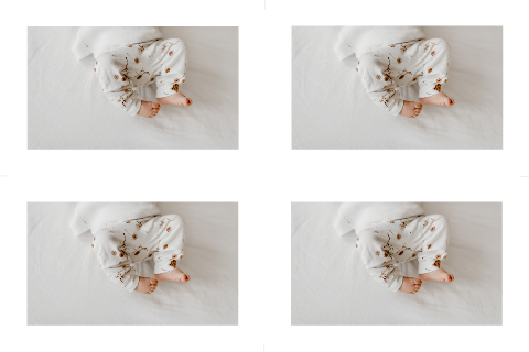DIY fotolabels liggend