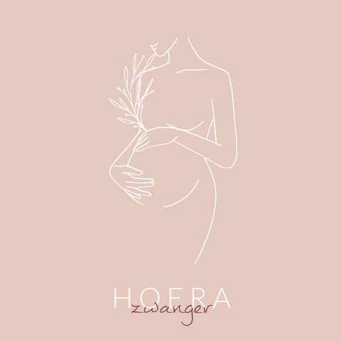 wenskaart zwangerschap lijntekening