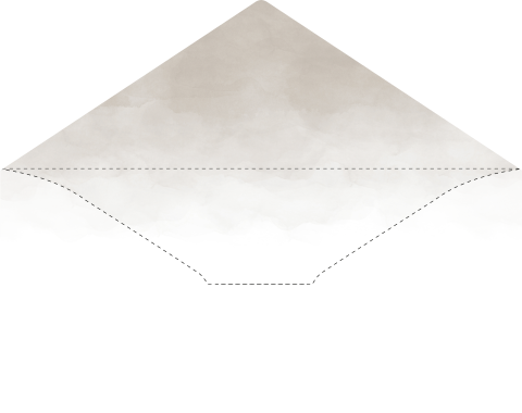 Inlay envelop taupe watercolor