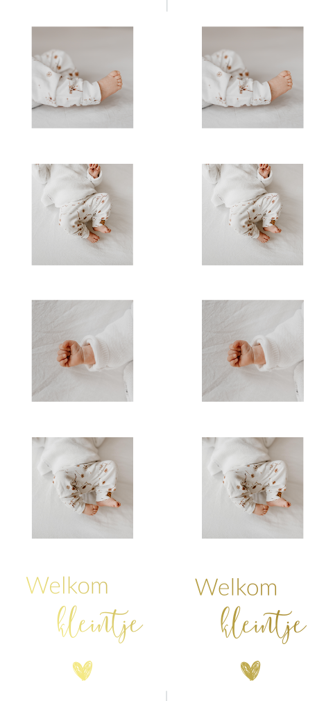 Diy fotolabel langwerpig staand