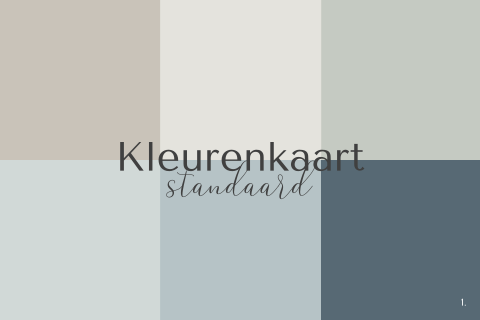 Kleurenkaart standaard