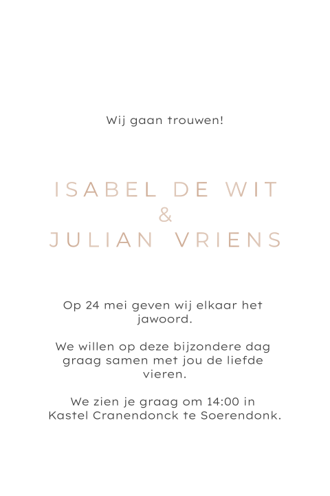 Kaart binnenkant