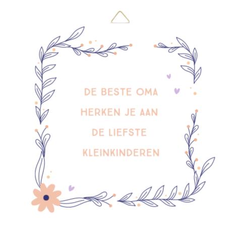 Tegeltje Moederdag met quote