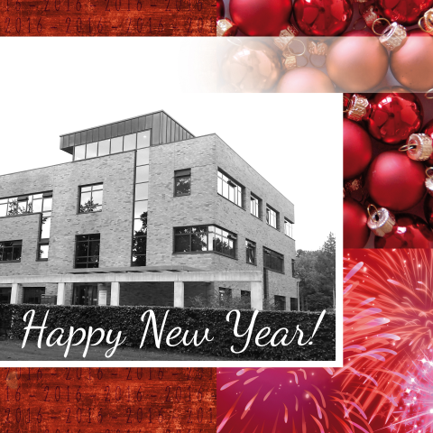 Nieuwjaarskaart met eigen foto