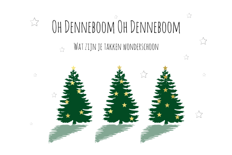 Drie dennebomen
