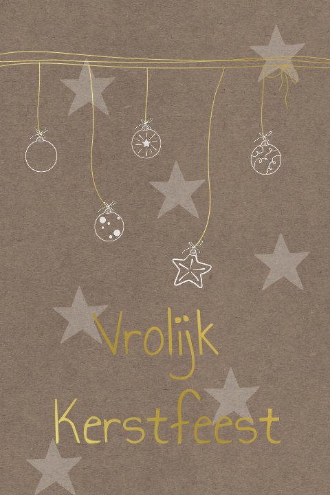 Lijnen - kerstballen aan een lijntje