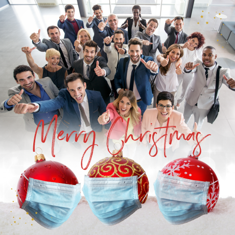Branche georiënteerd  - Merry Christmas rood