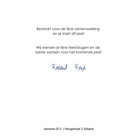 Kaart binnenkant