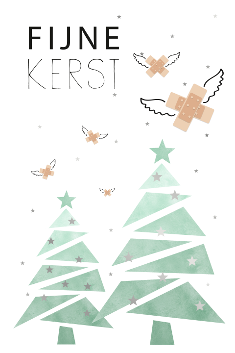 Branche georiënteerd - pleisterengeltjes en kerstbomen