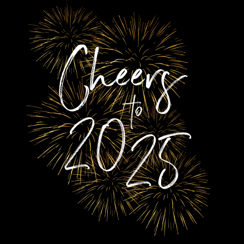 Feestelijke kerstkaart met vuurwerk