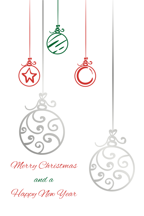 Open kerstballen