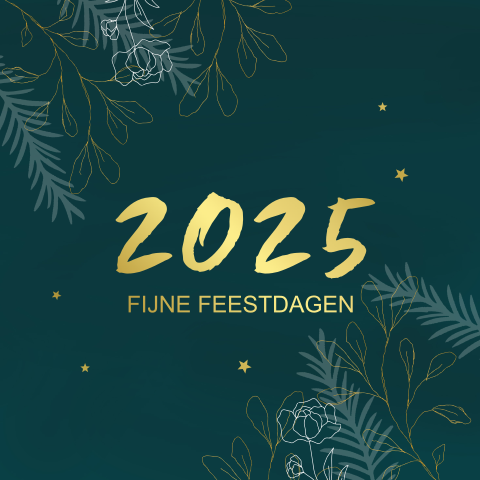 Takjes met aanpasbare teksten en goudfolie