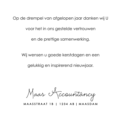 Kaart binnenkant