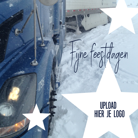Branche gerichte kerstkaart Transport
