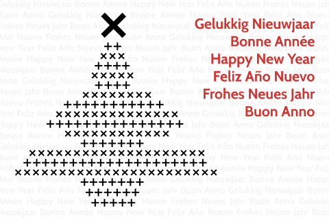 Strak Grafisch Kerstkruisjes