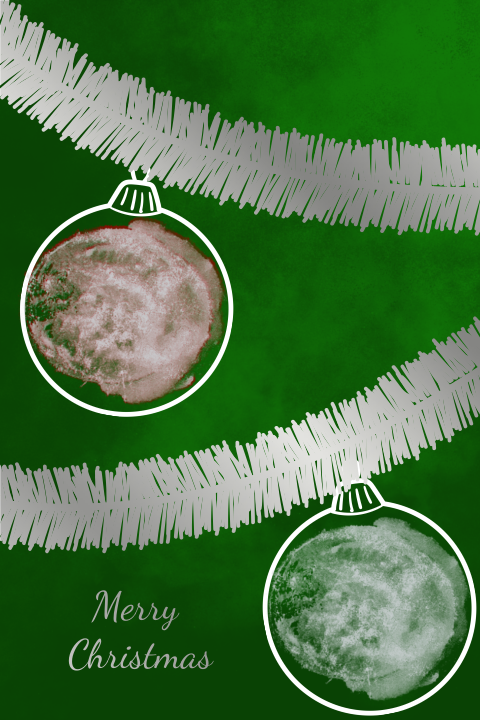 Kerstboom met kerstballen