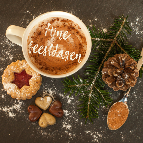 Kerst koffie chocolade