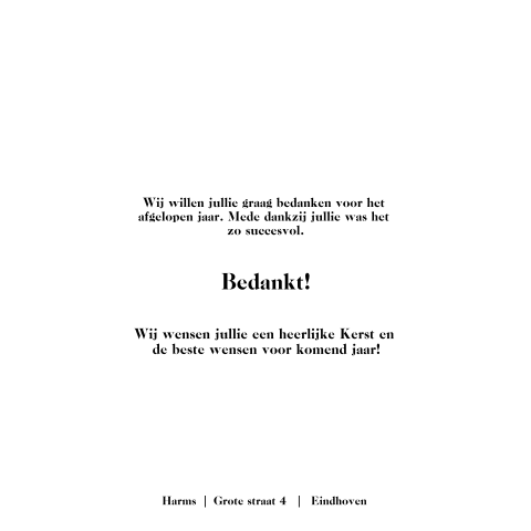 Kaart binnenkant