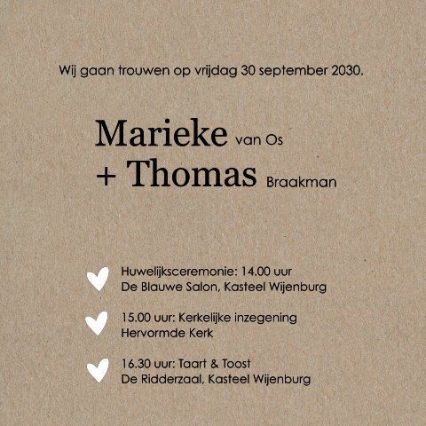 Kaart binnenkant