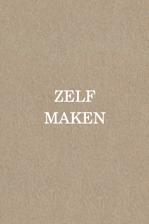 Kraft kaart maken - enkel staand