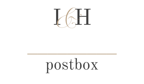 Klassieke enveloppendoos bruiloft