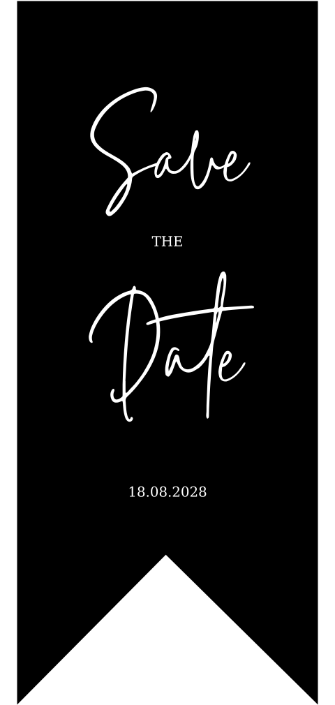 Save the date originele vorm