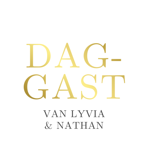 Klassiek labeltje daggast met goudfolie