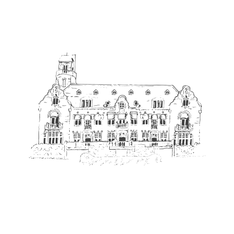 Sticker met trouwlocatie: Kastel Hooge Vuursche