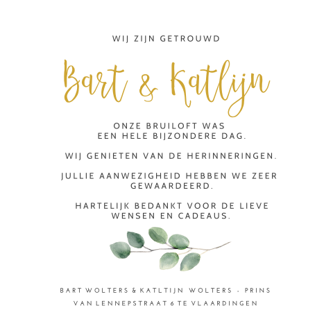 Kaart binnenkant
