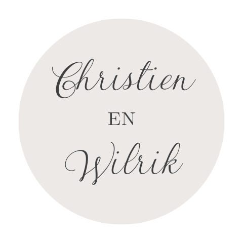 Sluitsticker bij trouwhuisstijl Simply Lovely