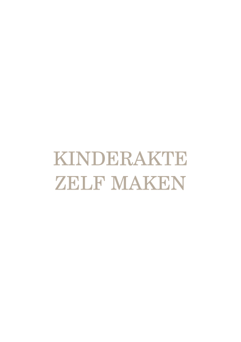 Kinderakte zelf maken