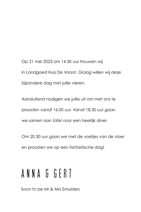 Kaart binnenkant