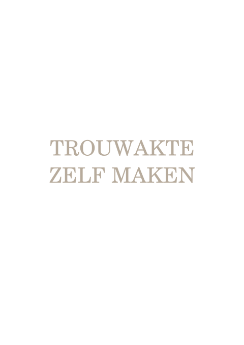 Trouwakte zelf maken