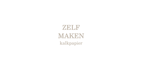 Kaart van kalkpapier zelf maken - panorama