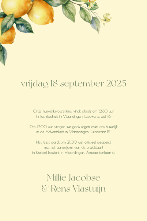 Kaart binnenkant