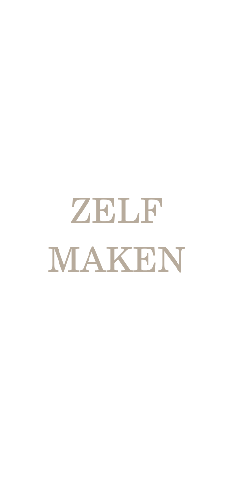 Menukaart ontwerpen - langwerpig