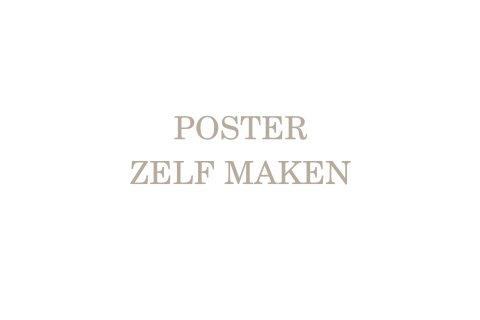 Poster zelf maken - liggend