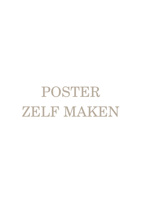 Poster zelf maken - staand