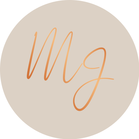 Sticker bruiloft met initialen