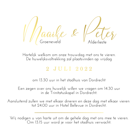 Kaart binnenkant