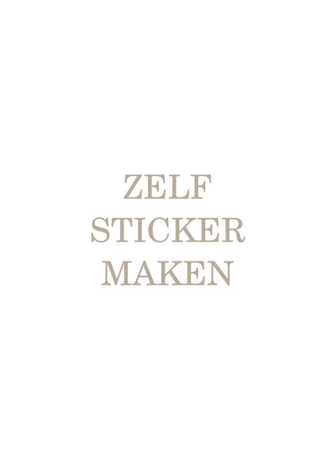 Zelf sticker maken voor de bruiloft - 80x110 mm 4 per vel