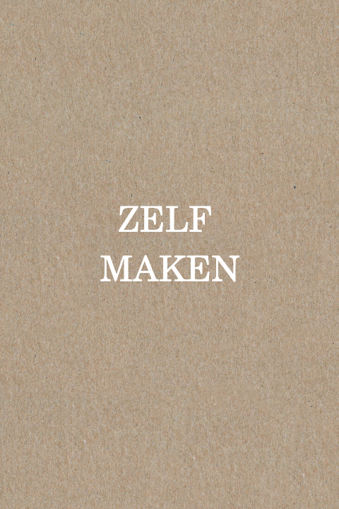 Kraft kaart maken - dubbel staand