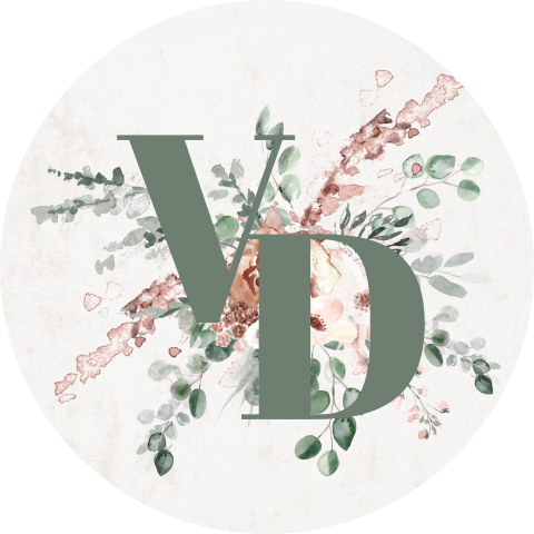Vintage sluitsticker met logo
