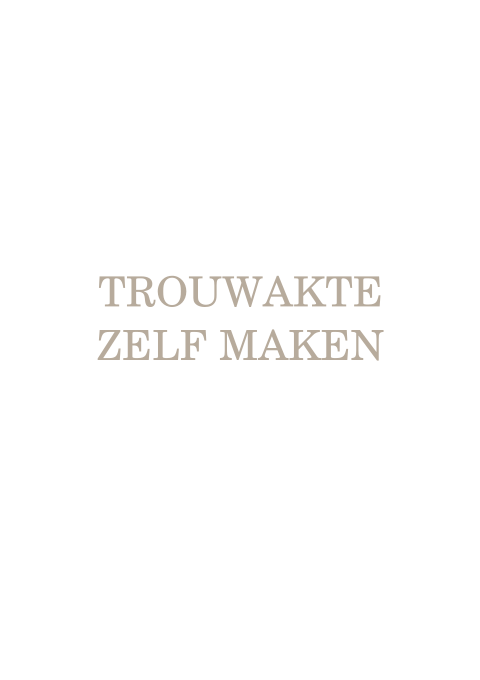 Trouwakte zelf maken