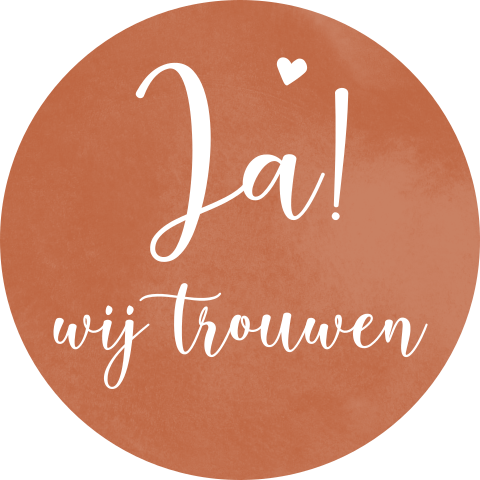 Ja! wij trouwen: trouwhuisstijl Vintage Color