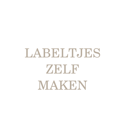 Labeltje rond - 4 cm per 16 stuks
