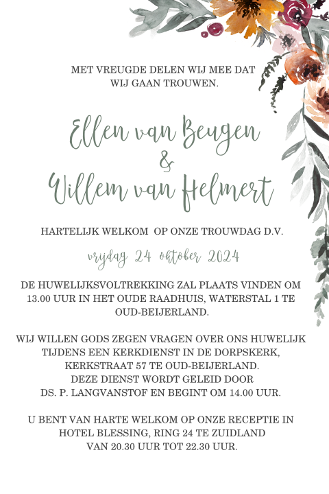 Kaart binnenkant