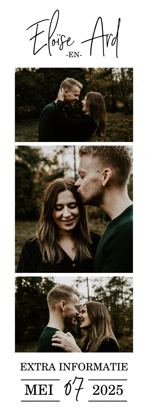 Extra informatiekaartje met foto's