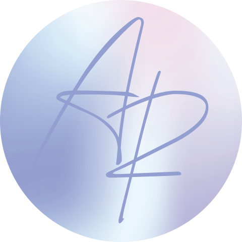Paarse sluitsticker met logo